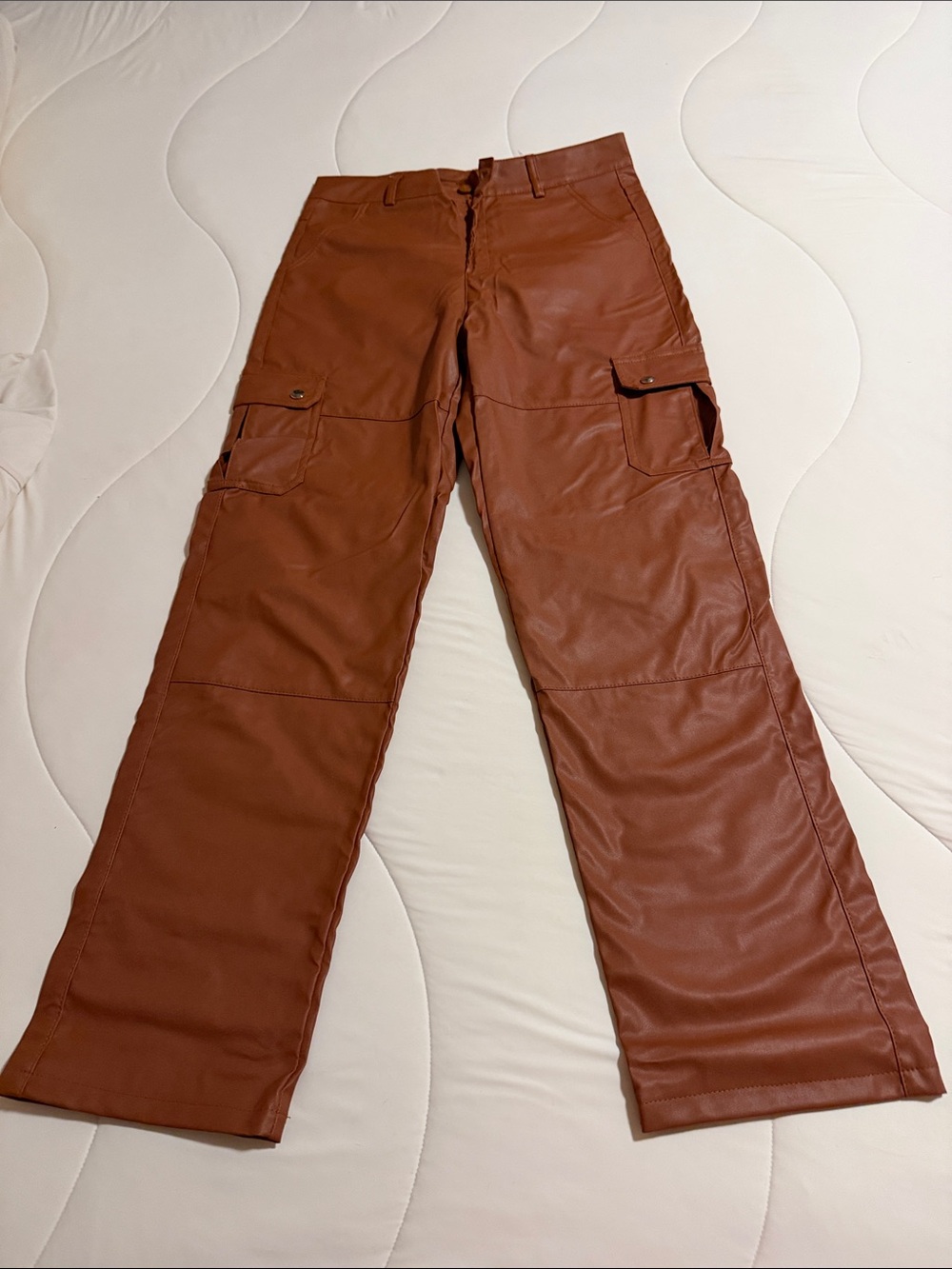 Men's Cargo Pants in Brown - Classic Straight Fit